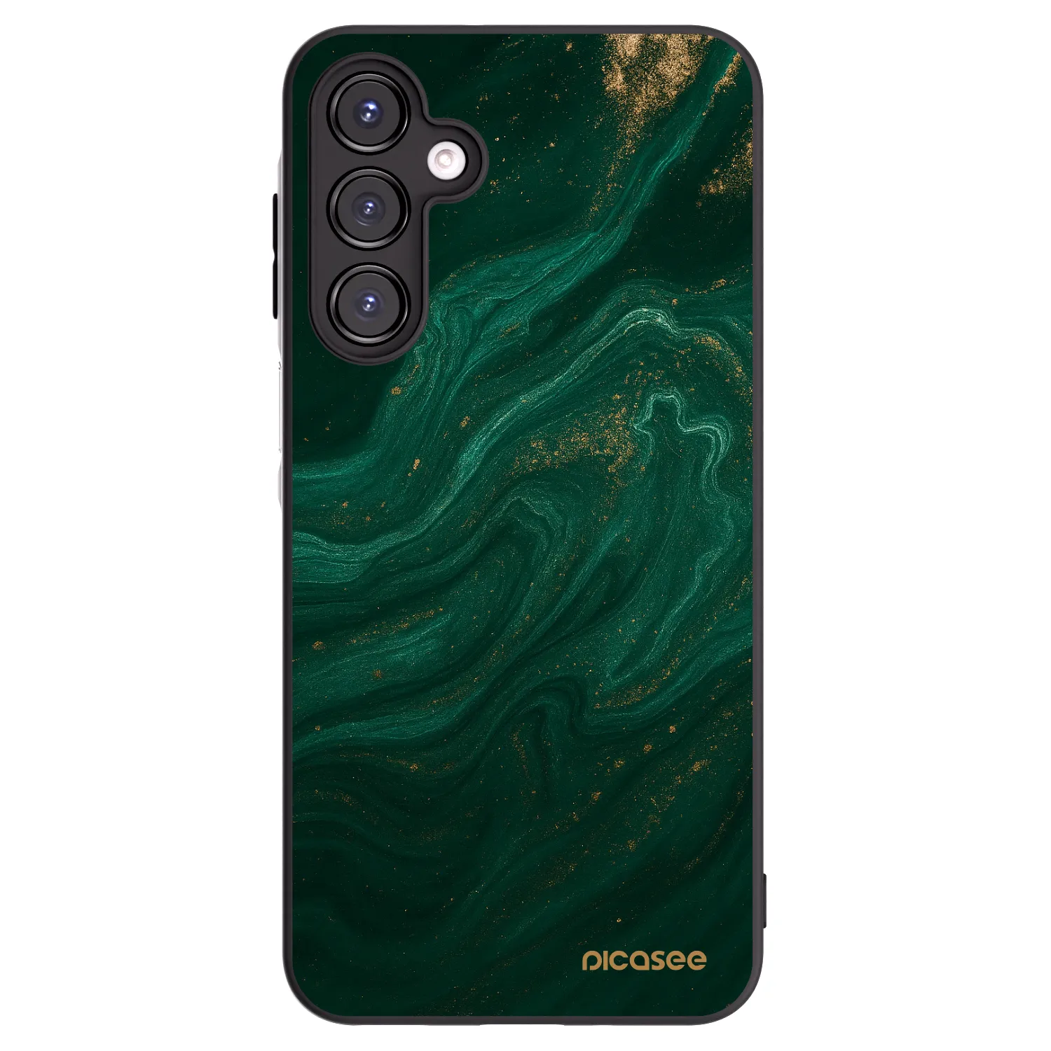 Picasee Samsung Galaxy A16 4G Hülle - Schwarzes Silikon - Green