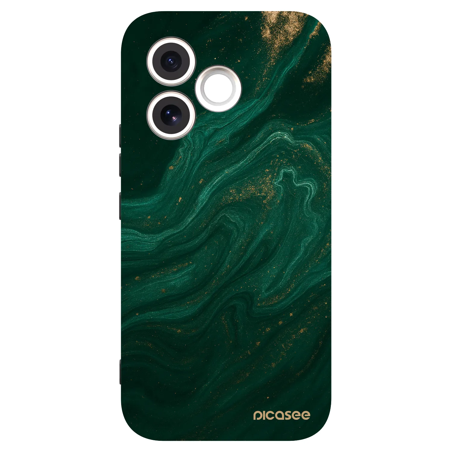 Picasee Honor 600 Lite Hülle - Schwarzes Silikon - Green