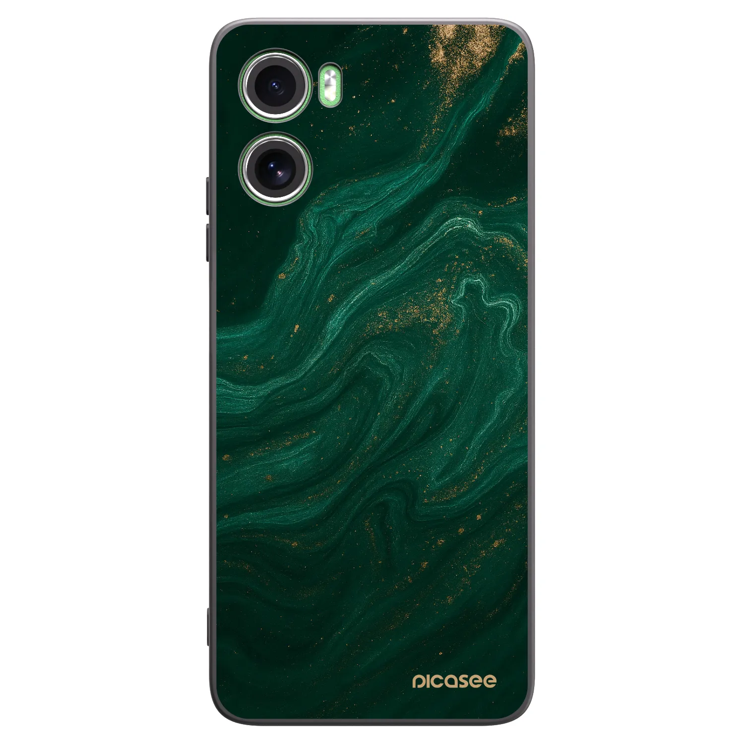 Picasee Motorola Moto G06 Hülle - Schwarzes Silikon - Green