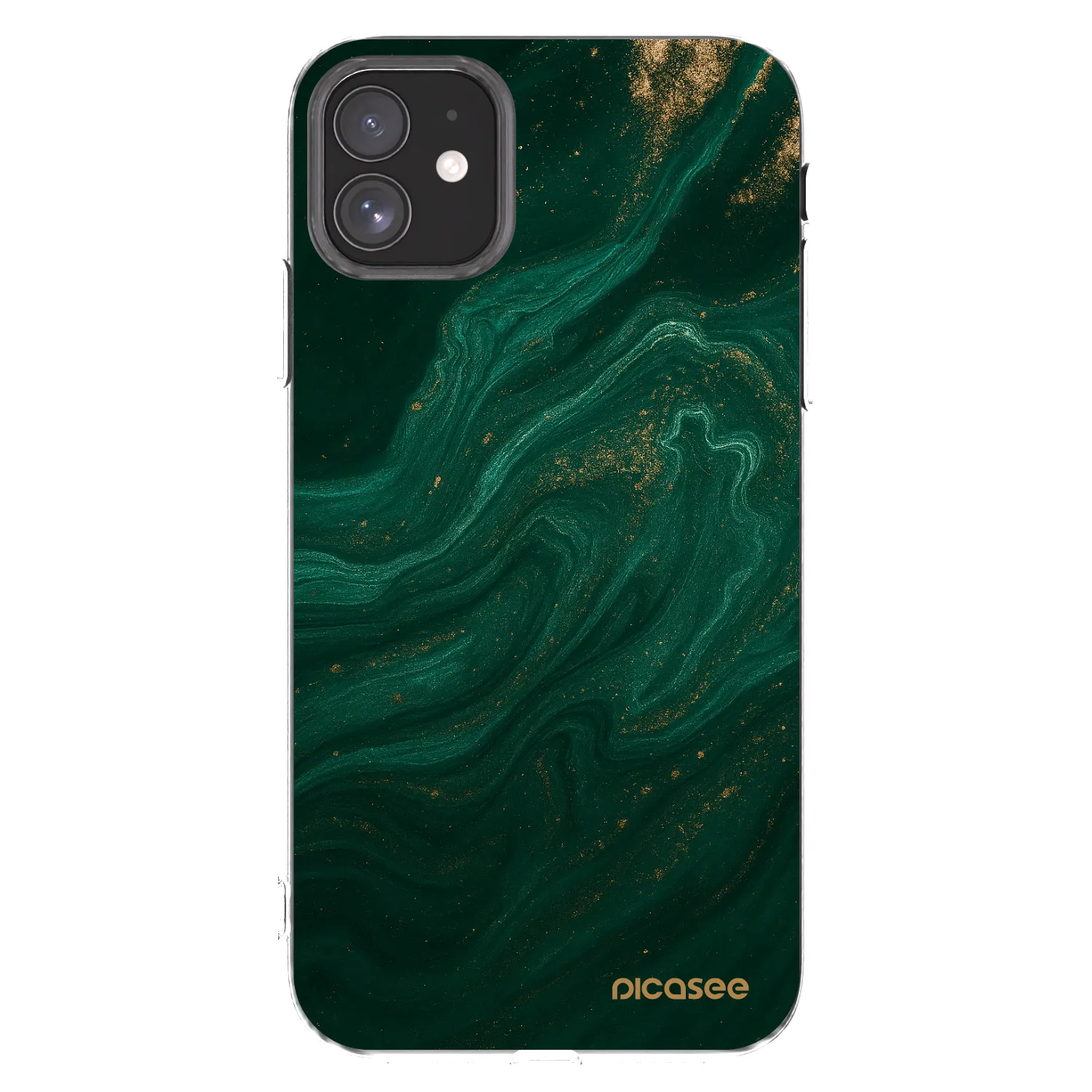 Picasee Apple iPhone 11 Hülle - Transparentes Silikon - Green