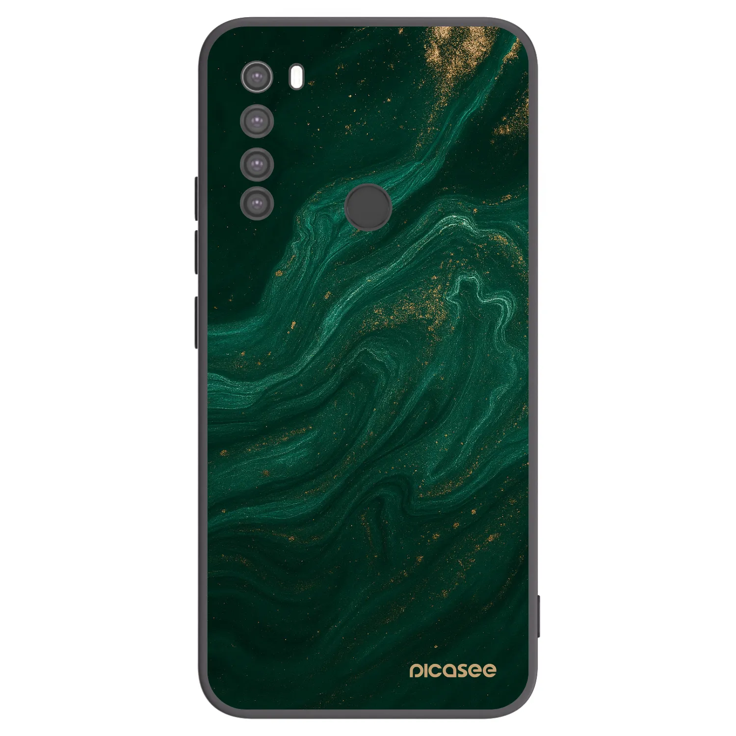 Picasee Xiaomi Redmi Note 8 Hülle - Schwarzes Silikon - Green