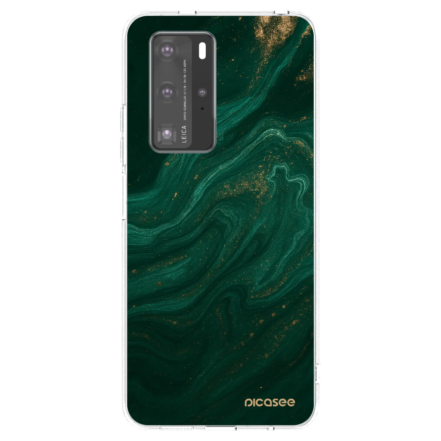 Picasee Huawei P40 Pro Hülle - Transparentes Silikon - Green