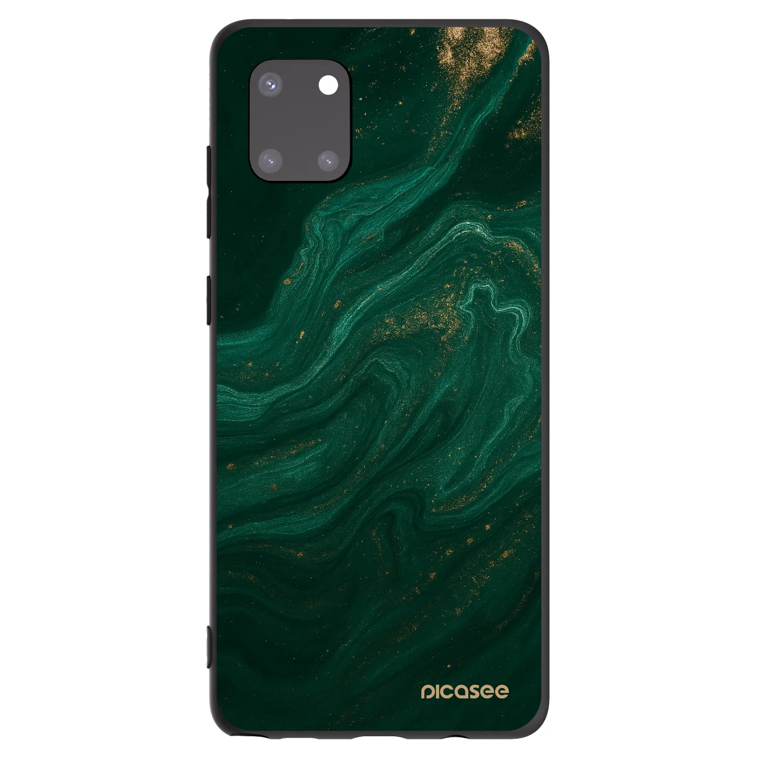 Picasee Samsung Galaxy Note 10 Lite N770F Hülle - Schwarzes Silikon - Green