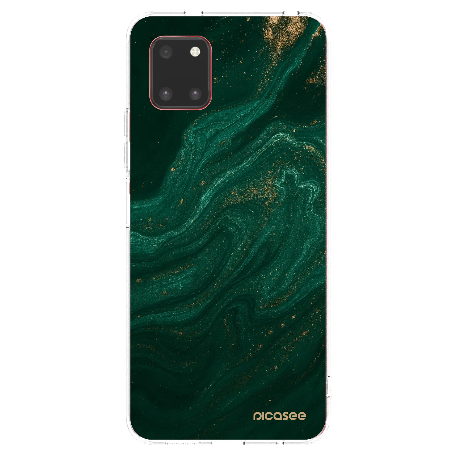 Picasee Samsung Galaxy Note 10 Lite N770F Hülle - Transparentes Silikon - Green