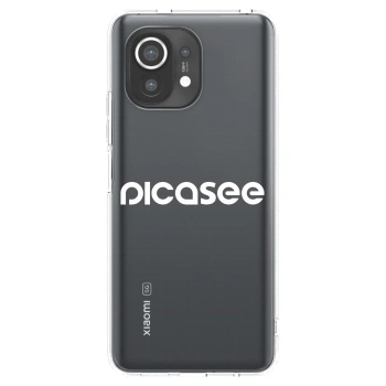 Picasee Xiaomi Mi 11 Hülle - Transparentes Silikon - Picasee - new logo - white