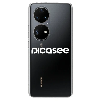 Hülle für Huawei P50 - Picasee - new logo - white