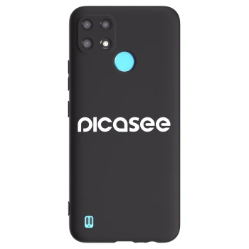 Hülle für Realme C21 - Picasee - new logo - white