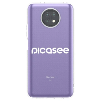 Picasee Xiaomi Redmi Note 9T Hülle - Transparentes Silikon - Picasee - new logo - white