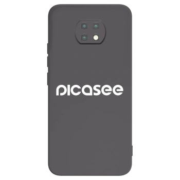 Picasee Xiaomi Redmi Note 9T Hülle - Schwarzes Silikon - Picasee - new logo - white