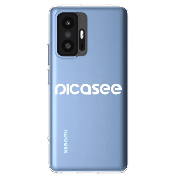 Picasee Xiaomi 11T Pro Hülle - Transparentes Silikon - Picasee - new logo - white