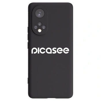 Picasee Honor 50 5G Hülle - Schwarzes Silikon - Picasee - new logo - white