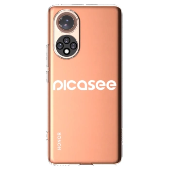 Picasee Honor 50 5G Hülle - Transparentes Silikon - Picasee - new logo - white