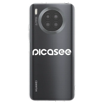 Picasee Huawei Nova 8i Hülle - Transparentes Silikon - Picasee - new logo - white