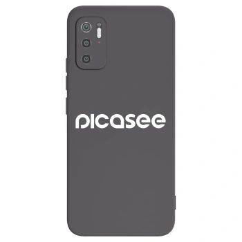 Picasee Xiaomi Poco M3 Pro 5G Hülle - Schwarzes Silikon - Picasee - new logo - white