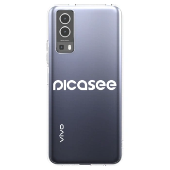 Picasee Vivo Y72 5G Hülle - Transparentes Silikon - Picasee - new logo - white
