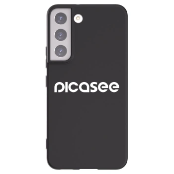 Picasee Samsung Galaxy S22 5G Hülle - Schwarzes Silikon - Picasee - new logo - white
