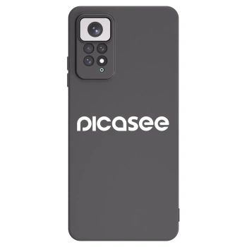 Picasee Xiaomi Redmi Note 11 Hülle - Schwarzes Silikon - Picasee - new logo - white