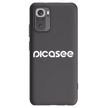 Picasee Xiaomi Redmi Note 11S 4G Hülle - Schwarzes Silikon - Picasee - new logo - white
