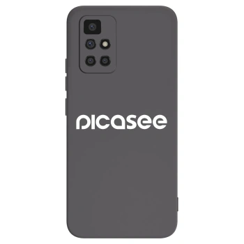Picasee Xiaomi Redmi 10 (2022) Hülle - Schwarzes Silikon - Picasee - new logo - white