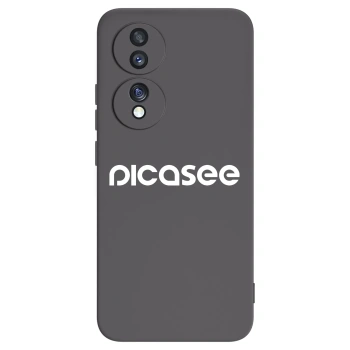 Picasee Honor 70 Hülle - Schwarzes Silikon - Picasee - new logo - white