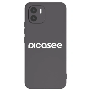 Picasee Xiaomi Redmi A1 Hülle - Schwarzes Silikon - Picasee - new logo - white