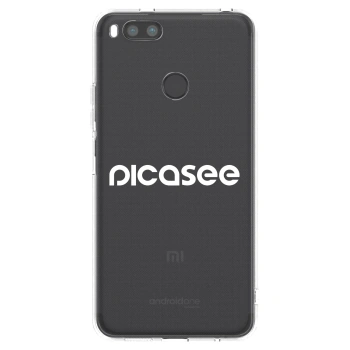 Picasee Xiaomi Redmi A1 Hülle - Transparentes Silikon - Picasee - new logo - white