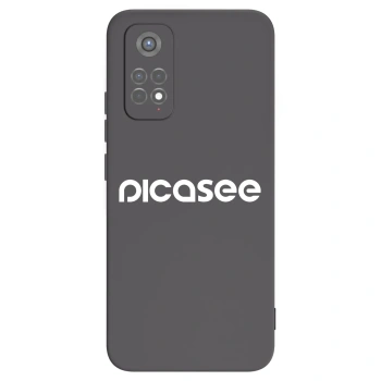 Picasee Xiaomi Redmi Note 11S 5G Hülle - Schwarzes Silikon - Picasee - new logo - white