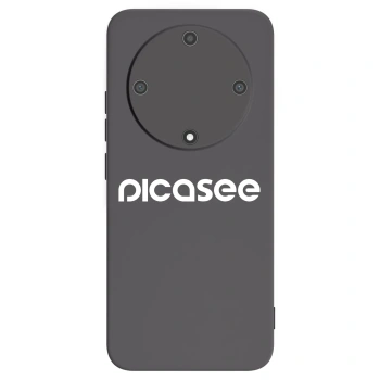 Picasee Honor Magic5 Lite 5G Hülle - Schwarzes Silikon - Picasee - new logo - white