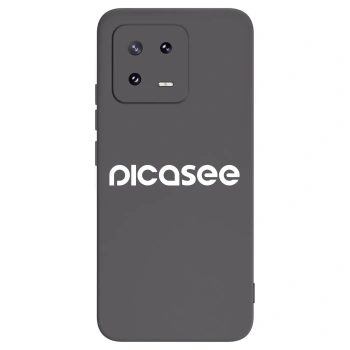 Picasee Xiaomi 13 Pro Hülle - Schwarzes Silikon - Picasee - new logo - white