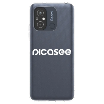 Picasee Xiaomi Redmi 12C Hülle - Transparentes Silikon - Picasee - new logo - white
