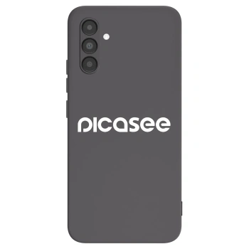 Picasee Samsung Galaxy A04s A047F Hülle - Schwarzes Silikon - Picasee - new logo - white