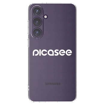 Picasee Samsung Galaxy S24+ S926B 5G Hülle - Transparentes Silikon - Picasee - new logo - white