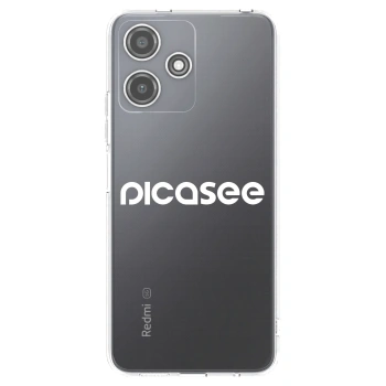 Picasee Xiaomi Redmi 12 5G Hülle - Transparentes Silikon - Picasee - new logo - white