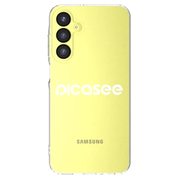 Picasee Samsung Galaxy A25 A256B 5G Hülle - Transparentes Silikon - Picasee - new logo - white