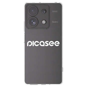 Picasee Xiaomi Redmi Note 13 Pro 4G Hülle - Transparentes Silikon - Picasee - new logo - white