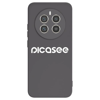 Picasee Realme 12 Pro 5G Hülle - Schwarzes Silikon - Picasee - new logo - white