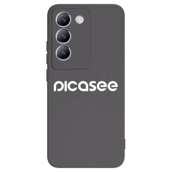 Picasee Vivo V40 SE 5G Hülle - Schwarzes Silikon - Picasee - new logo - white