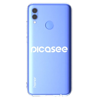 Picasee Huawei P Smart 2019 Hülle - Transparentes Silikon - Picasee - new logo - white