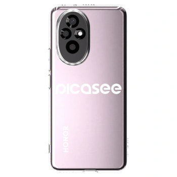 Picasee Honor 200 5G Hülle - Transparentes Silikon - Picasee - new logo - white