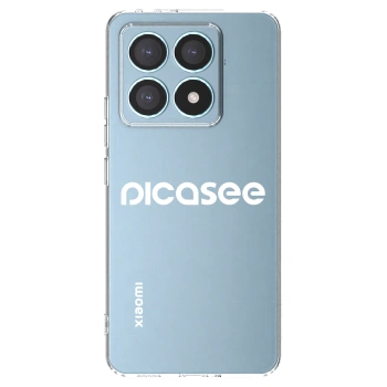 Picasee Xiaomi 14T Pro Hülle - Transparentes Silikon - Picasee - new logo - white