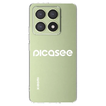 Picasee Xiaomi 14T Hülle - Transparentes Silikon - Picasee - new logo - white