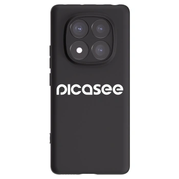Picasee Xiaomi Redmi Note 14 Pro+ 5G Hülle - Schwarzes Silikon - Picasee - new logo - white