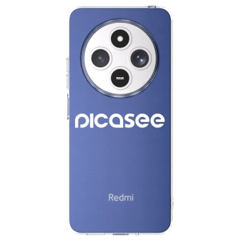 Picasee Xiaomi Redmi 14C Hülle - Transparentes Silikon - Picasee - new logo - white