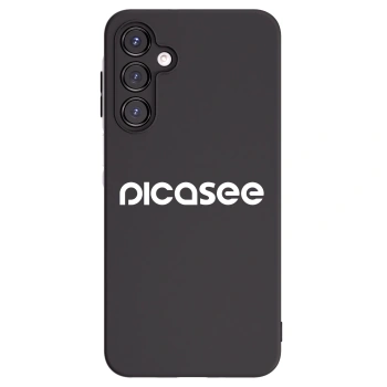 Picasee Samsung Galaxy A16 5G Hülle - Schwarzes Silikon - Picasee - new logo - white