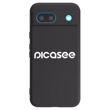 Picasee Google Pixel 8 Hülle - Schwarzes Silikon - Picasee - new logo - white