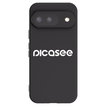 Picasee Google Pixel 9 Hülle - Schwarzes Silikon - Picasee - new logo - white