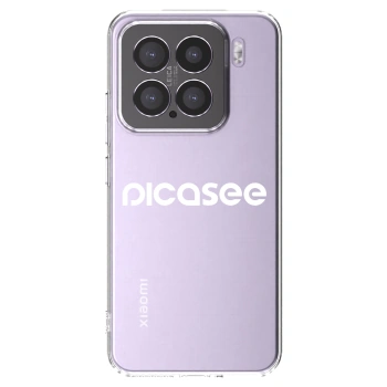 Picasee Xiaomi 15 Hülle - Transparentes Silikon - Picasee - new logo - white