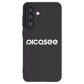 Picasee Samsung Galaxy A56 5G A566B Hülle - Schwarzes Silikon - Picasee - new logo - white