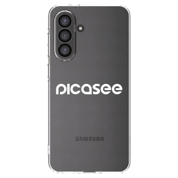 Picasee Samsung Galaxy A56 5G A566B Hülle - Transparentes Silikon - Picasee - new logo - white