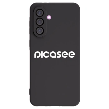 Picasee Samsung Galaxy A36 5G Hülle - Schwarzes Silikon - Picasee - new logo - white